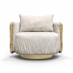 Fotoliu rotund modern