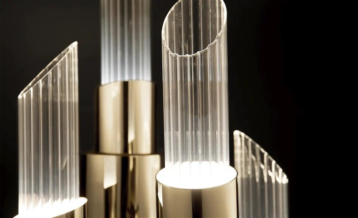Luxury Feather Floor Lamp